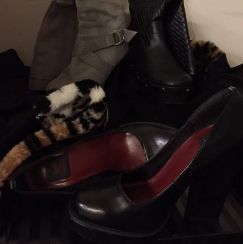 Grey Stiletto heel boots - Picture 2 of 7